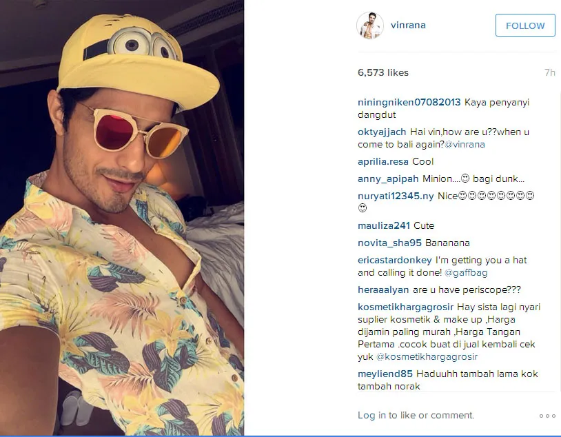 Ini dia penampilan Vin Rana yang disebut seperti penyanyi dangdut, memangnya mirip ya? @instagram.com/vinrana