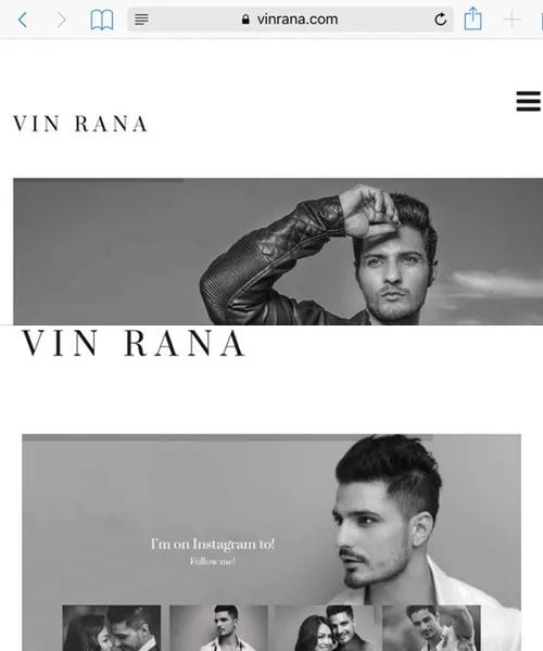 Begini tampilan website baru Vin Rana, bagus nggak? © Twitter.com/vinrana1986