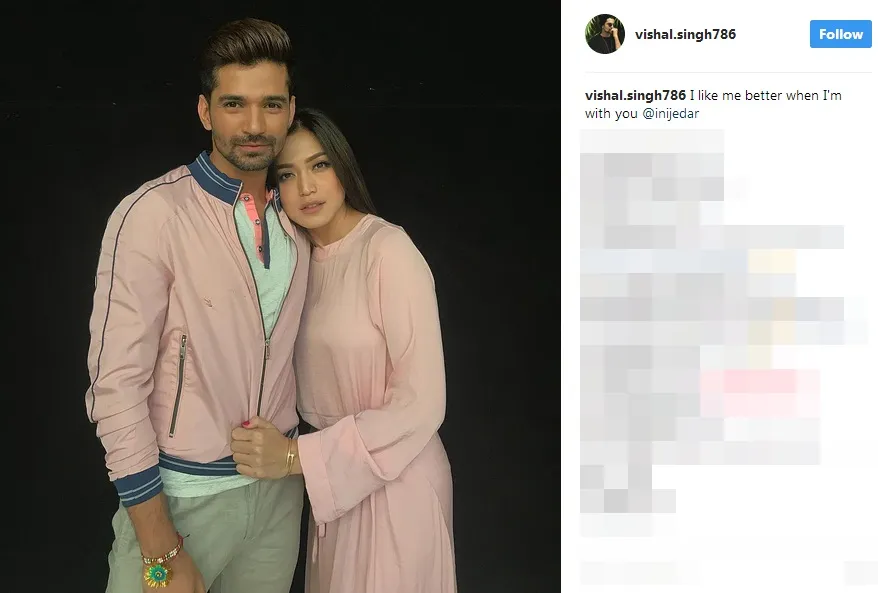 Jedar dan Vishal mesra ©instagram/vishal.singh786