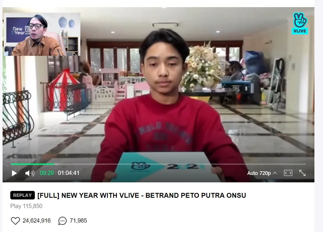 Betrand Putra Onsu - VLIVE