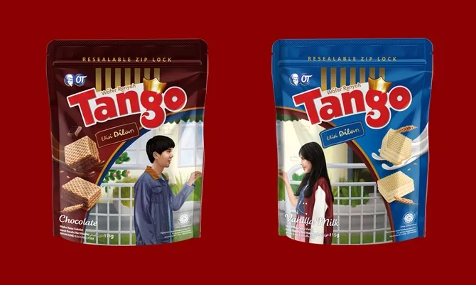 Kemasan Wafer TANGO eksklusif