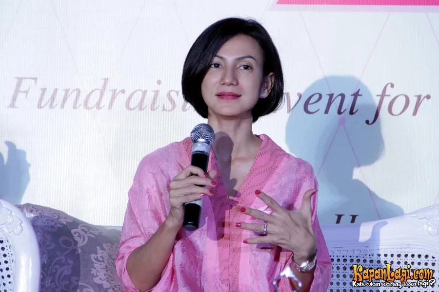 Wanda ungkap kisah saat ia menderita kanker payudara ©KapanLagi.com®/Muhammad Rasyad