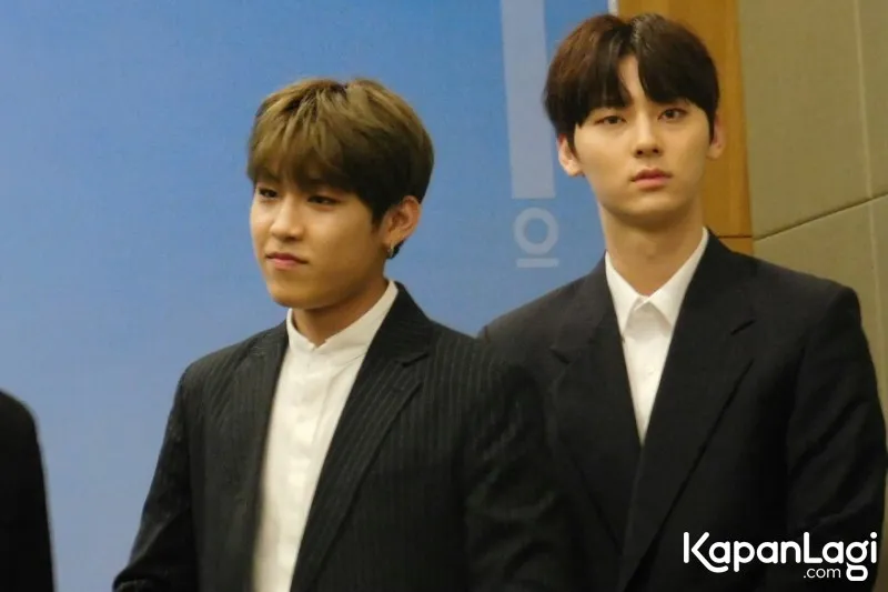 Minhyun (kanan) ingin ke Bali © KapanLagi.com®/Nuzulur Rakhmah