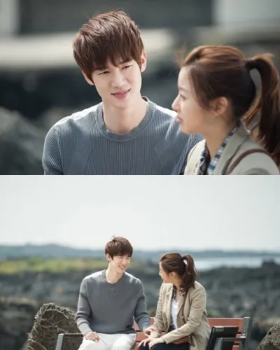 Syuting di Jeju, Agreeably Warm pasang latar pantai yang indah. ©dramafever.com