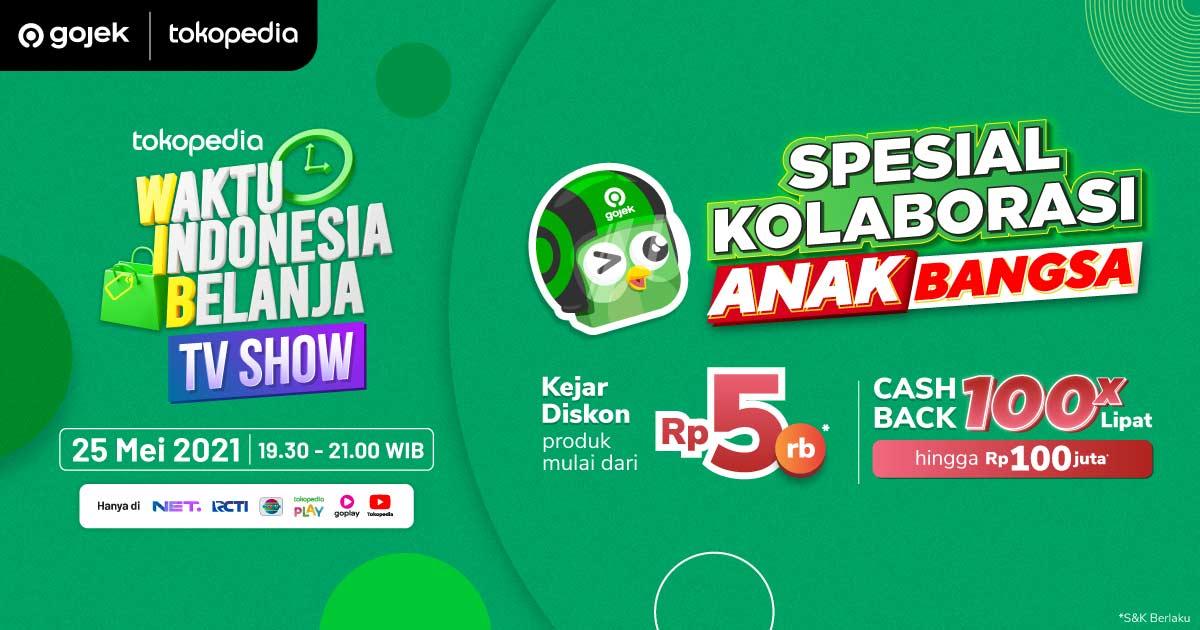 waktu indonesia belanja tv show spesial kolaborasi anak bangsa, seperti apa?