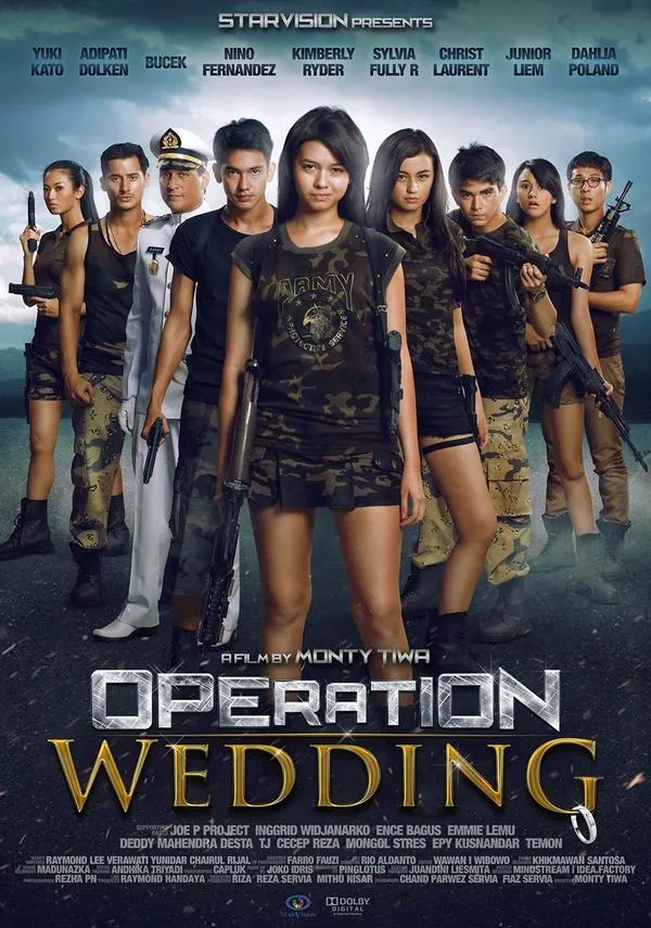 Poster OPERATION WEDDING yang dibagi oleh Monty Tiwa lewat Twitternya.