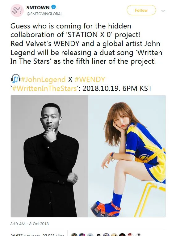 twitter.com/SMTOWNGLOBAL (Diakses 8/10/2018 16.40)