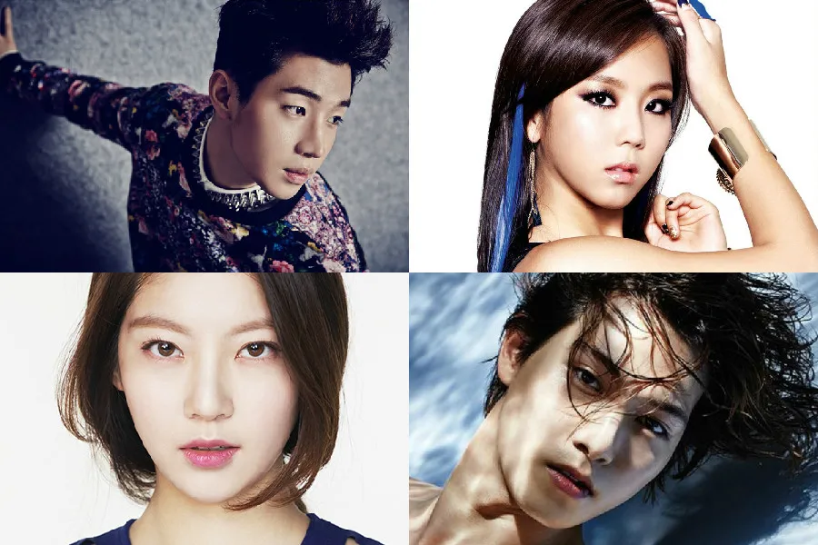 Henry SuJu M, Jong Hyun CN Blue, Yewon, dan Gong Seung Yeon. @soompi.com