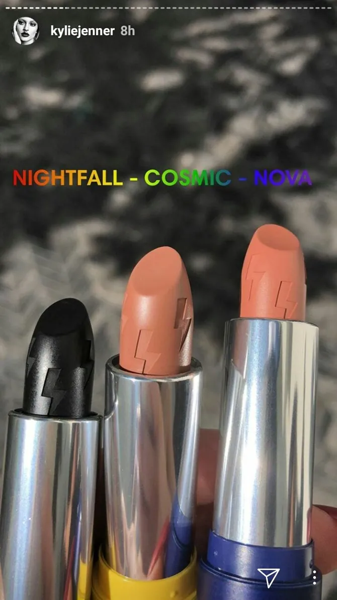 Lipstik matte baru dari Kylie (credit: instagram.com/story/kyliejenner)