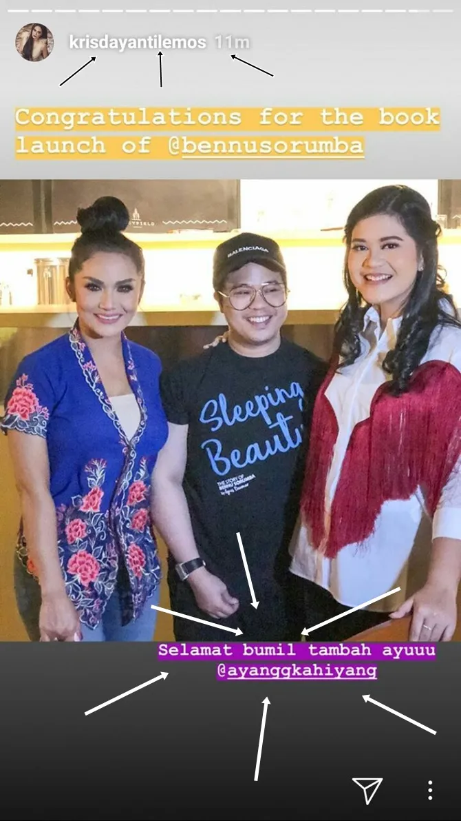 Unggahan KD yang mebuat netizen heboh. © Instagram.com/krisdayantilemos