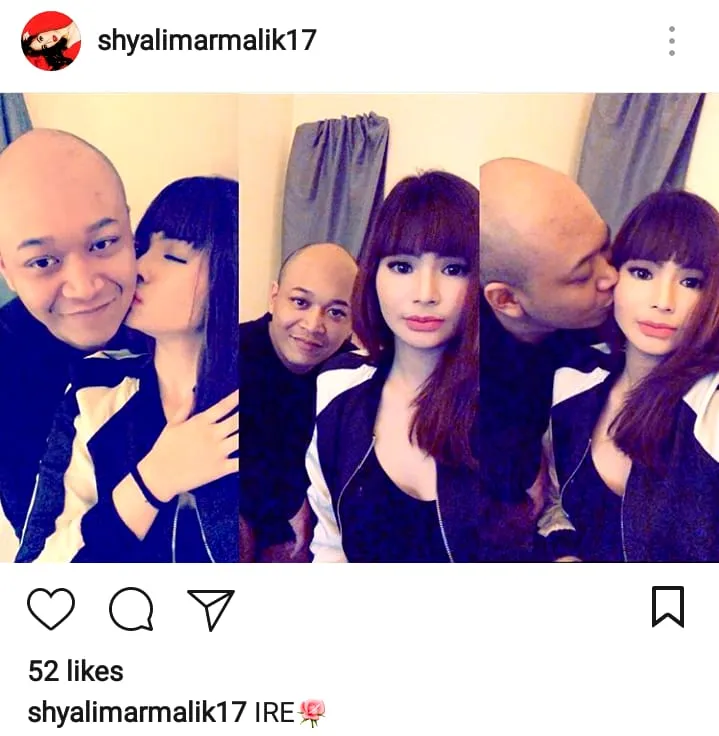 Shyalimar Malik dan pacar barunya / Credit: Instagram - shyalimarmalik17