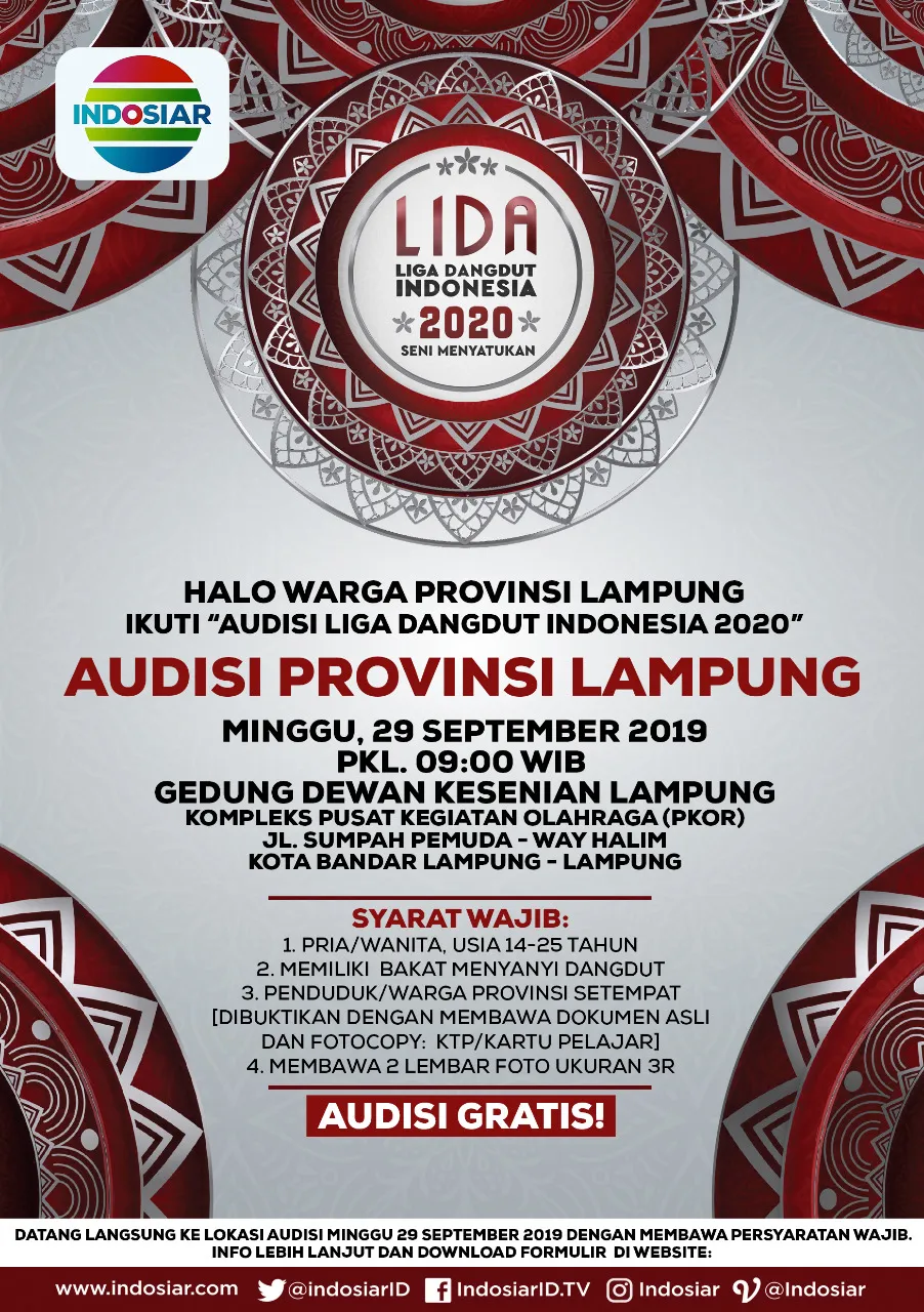 Audisi Offline di Lampung (credit: Kapanlagi.com)