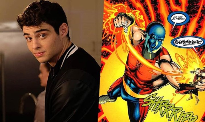 Noah Centineo and Atom Smasher character. (credit: instagram.com/moviezzgalore)