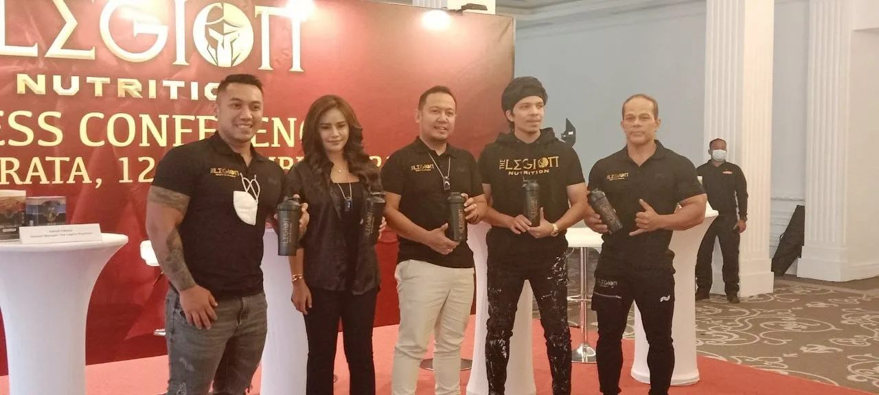 Atta Halilintar di peluncuran suplemen minuman berenergi The Legion Nutrition / Credit Foto: Dokumentasi Pribadi