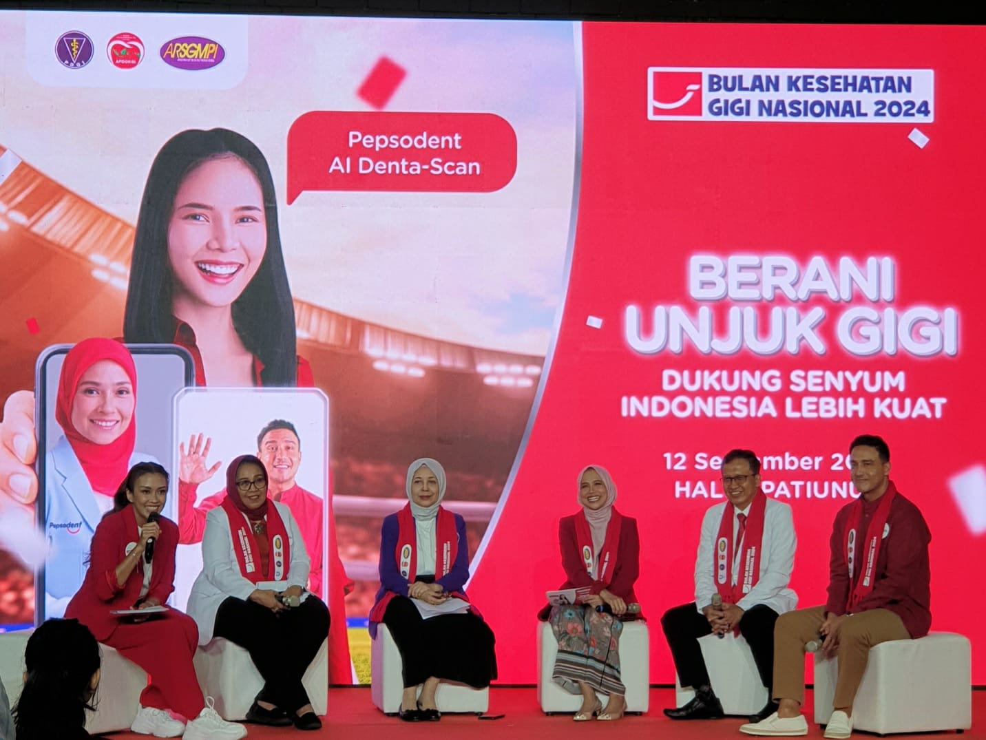 Unilever Indonesia melalui Pepsodent meresmikan Bulan Kesehatan Gigi Nasional (BKGN) 2024 bertempat di Hallf Pati Unus, Kebayoran Baru, Jakarta Selatan.