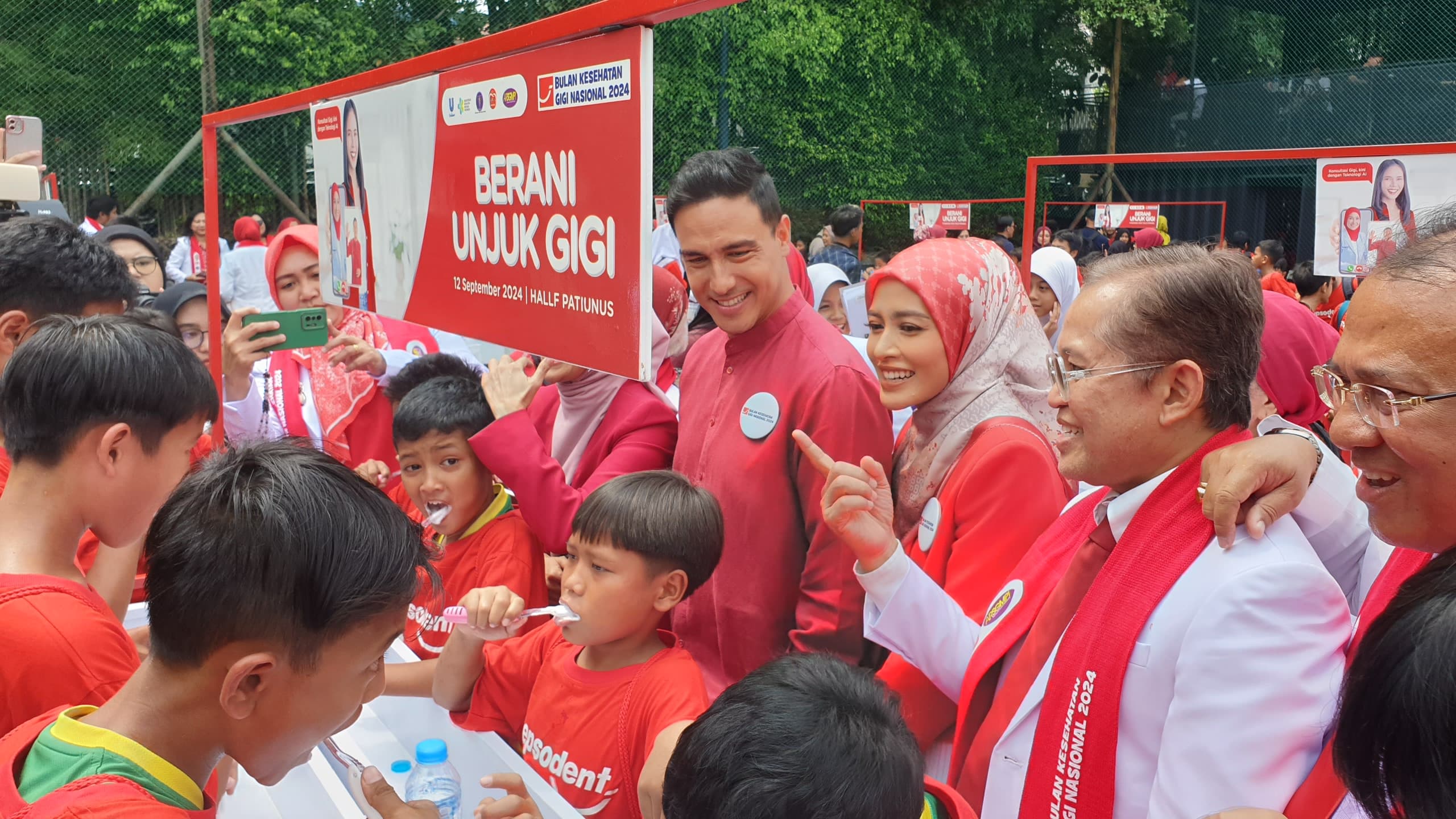 Unilever Indonesia through Pepsodent inaugurated the National Dental Health Month (BKGN) 2024 located at Hallf Pati Unus, Kebayoran Baru, South Jakarta.