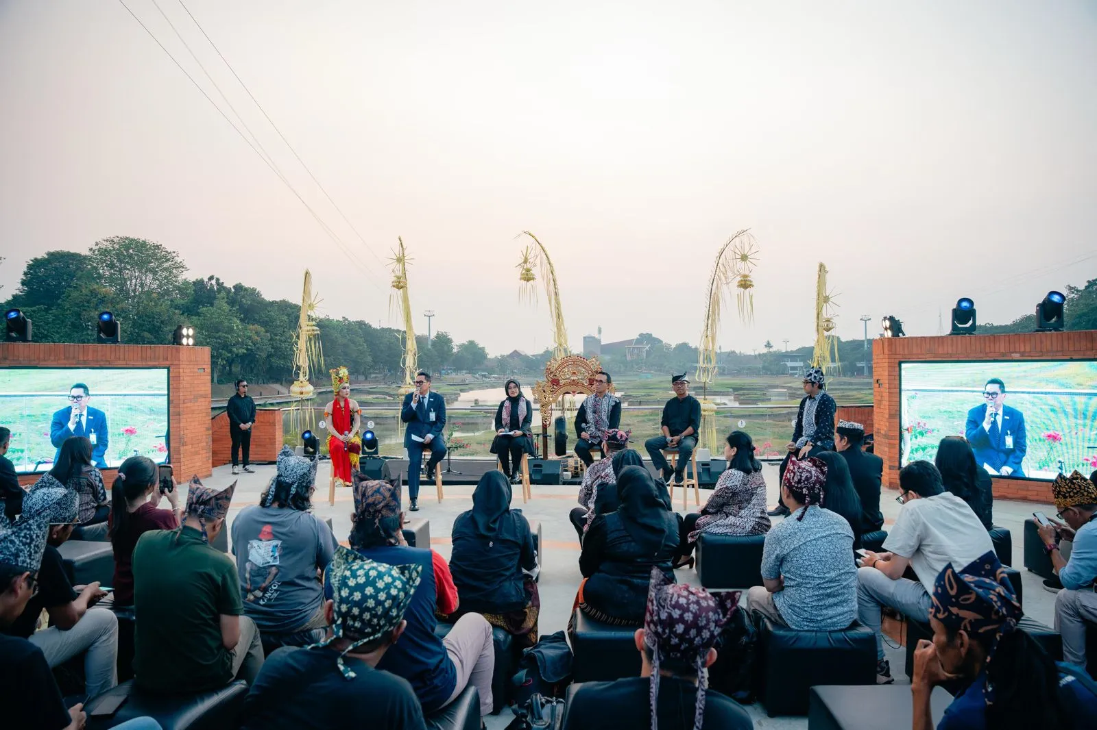 Konferensi Pers Gandrung Sewu 2026 di Taman Mini Indonesia Indah (TMII), Jakarta Timur.