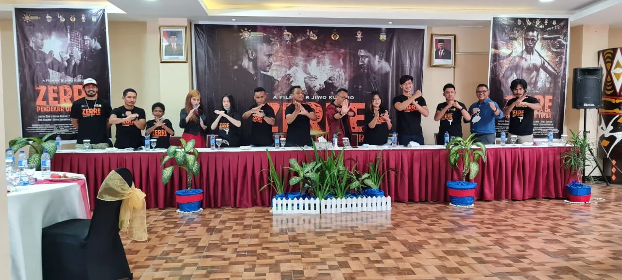 Preskon film ZERRE Di Hotel Horex Jayapura, Februari 2021