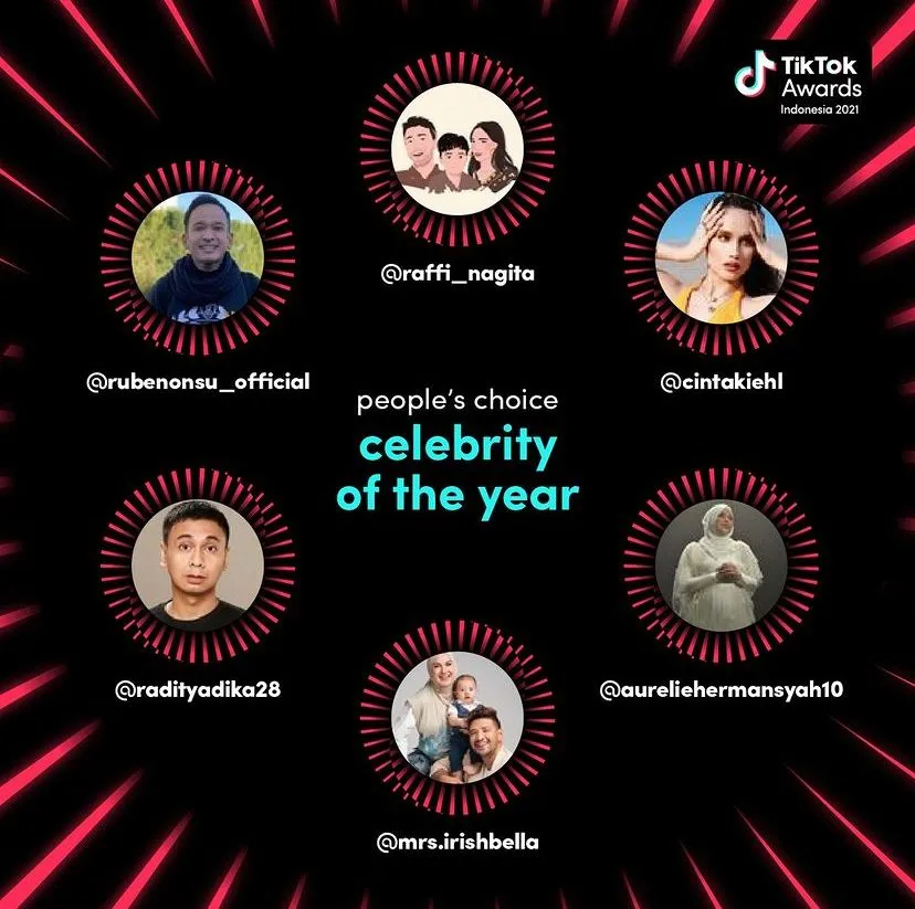 Salah satu kategori bergengsi di TikTok Awards 2021 / Credit Foto: Dokumentasi Pribadi