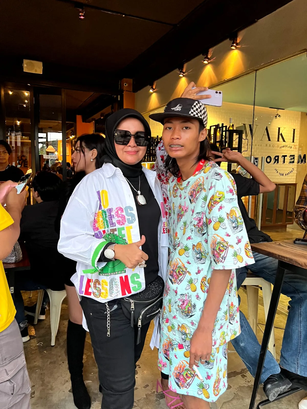 Neng Dessy ikut ramaikan fenomena Citayam Fashion Week / Credit Foto: Dokumentasi Pribadi