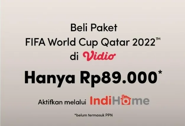 FIFA World Cup Qatar 2022 / Credit Foto: Vidio.com