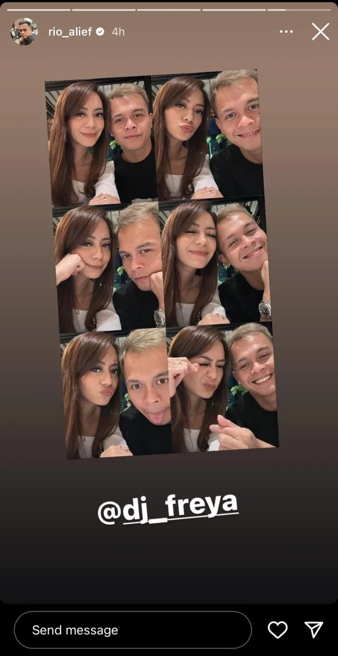 Rio Alief dan DJ Freya resmi pacaran / Credit Foto: instagram.com - rio_alief