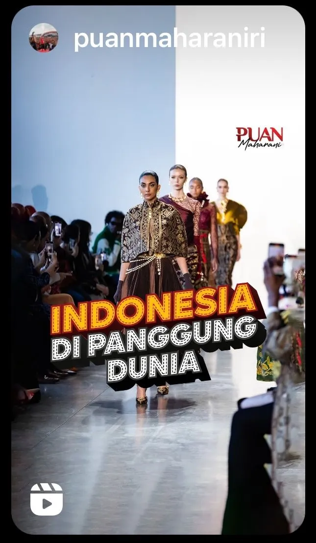 Dukungan Puan Maharani untuk para desainer Indonesia / Credit Foto: Dokumentasi Pribadi