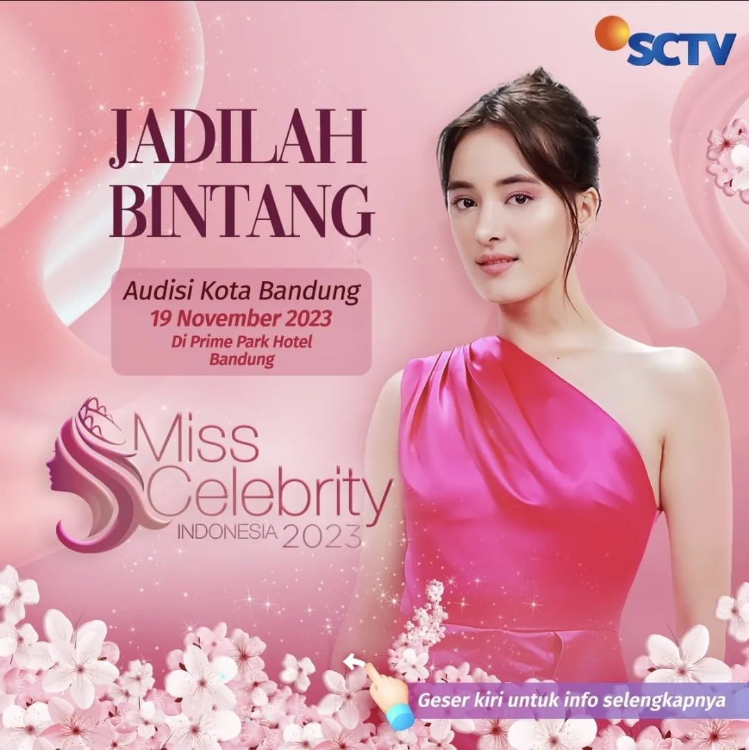 Audisi offline Miss Celebrity Indonesia 2023 Bandung (Credit Foto: SCTV)