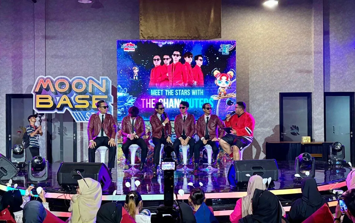 The excitement of Willy Winarko in the Meet the Stars session with The Changcuters. Photo: COME SEE MIE FEST 2025 Bandung