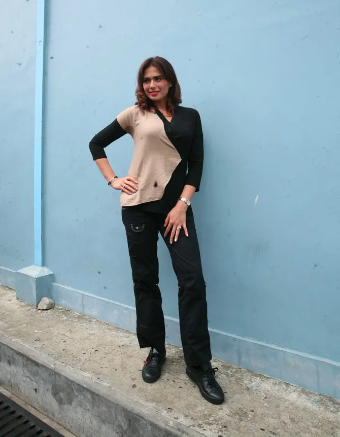 Chaterine Wilson jujur merasa takut dengan cara instan untuk tampil cantik © KapanLagi.com/Bayu Herdianto