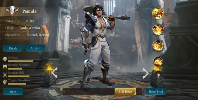 Penampilan Wiro Sableng dalam game AOV. (Garena Indonesia)