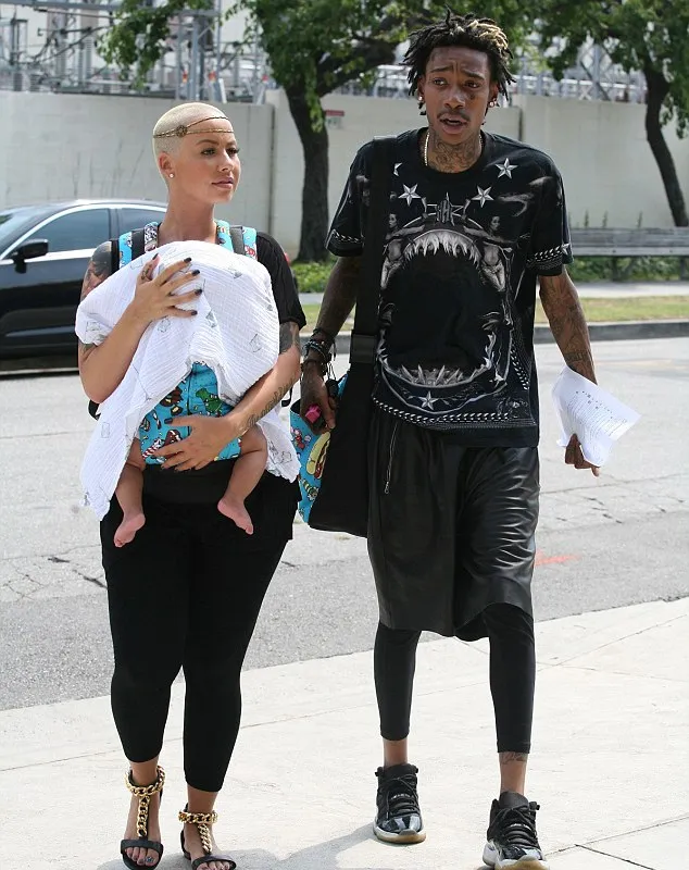 Amber Rose - Wiz Khalifa @ dailymail.co.uk