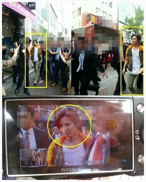 Won Bin tetap terlihat ganteng meski tengah berada di jalan. ©soompi.com