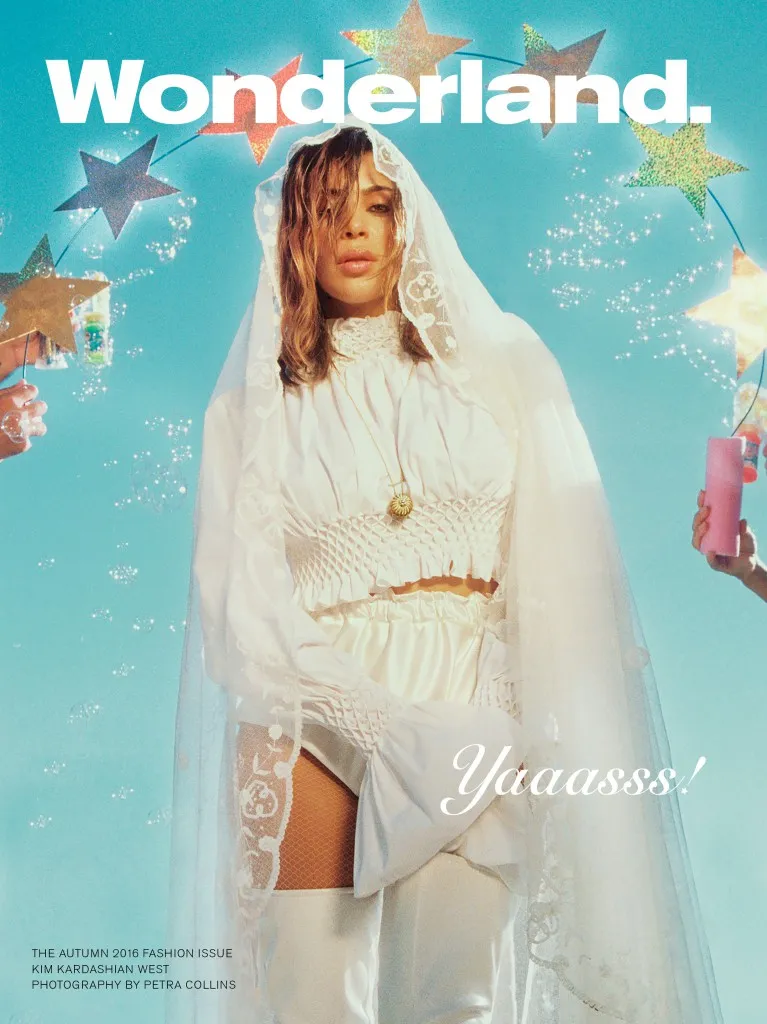 Kim jadi pengantin 'nakal' © Wonderland Magazine