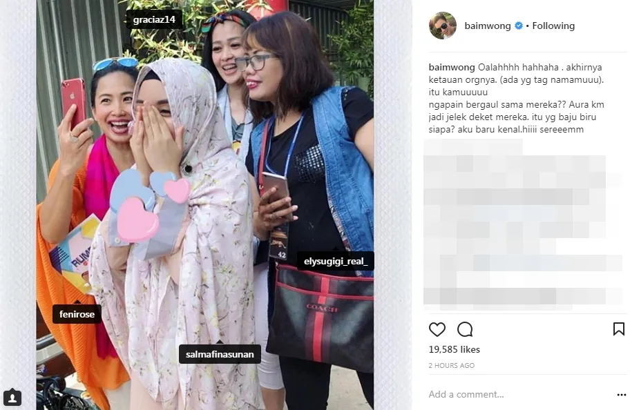 Salmafina dan Baim sedang pendekatan? @instagram/baimwong