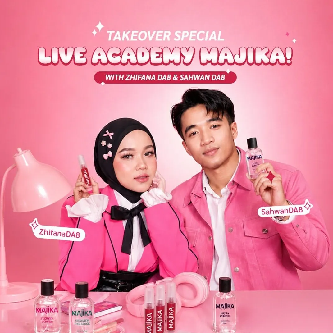 Performer Dangdut Academy 8 Zhifana dan Sahwan. (cr: Instagram/majika.official)  