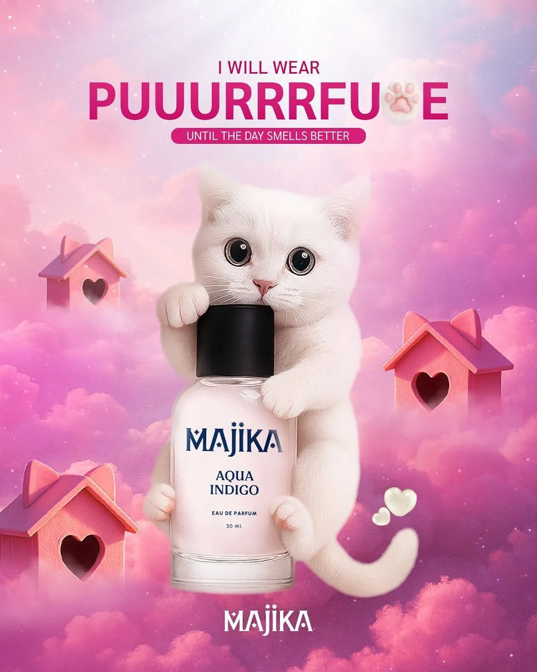 Parfum MAJIKA Aqua Indigo EDP. (cr: instagram/majika.official)