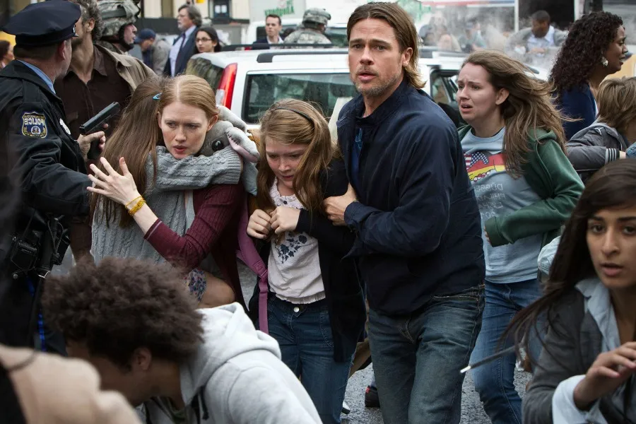 Aksi Brad Pitt di 'WORLD WAR Z' tahun 2013 lalu