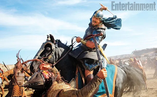 Salah satu adegan Christian dalam Exodus: Gods and Kings @ Entertainment Weekly