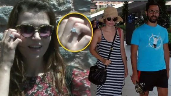 Selma dan cincin pertunangan di jari manisnya. @haberduyum