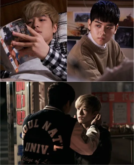 Dua karakter utama pria yang memiliki hubungan sejak kecil hingga keduanya memiliki pekerjaan yang berlawanan. © SBS