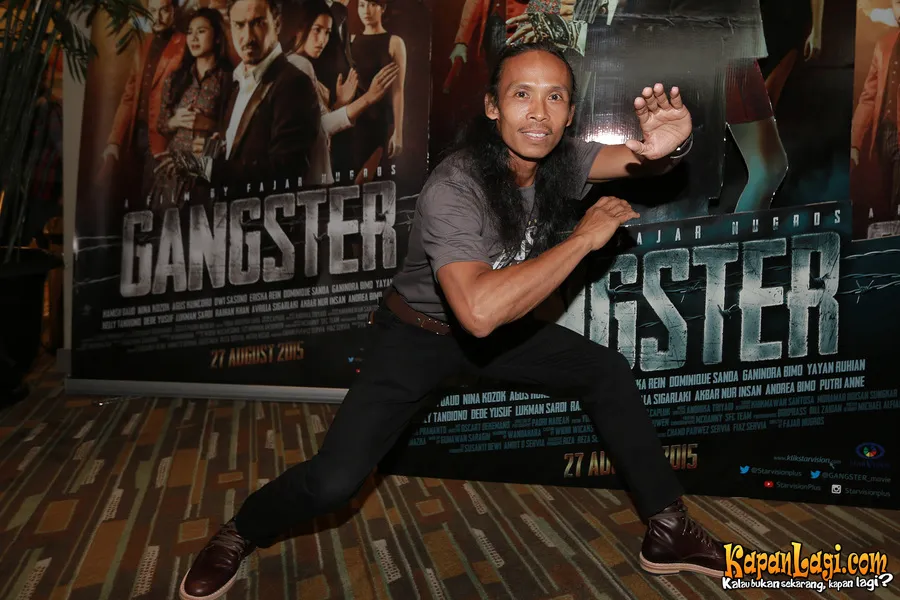 Yayan Ruhian jadi teman training Kelly © KapanLagi.com®/Budy Santoso