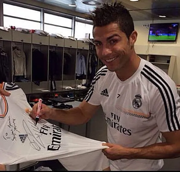 Foto Cristiano Ronaldo yang di-upload oleh Yesung © instagram.com/yesung1106