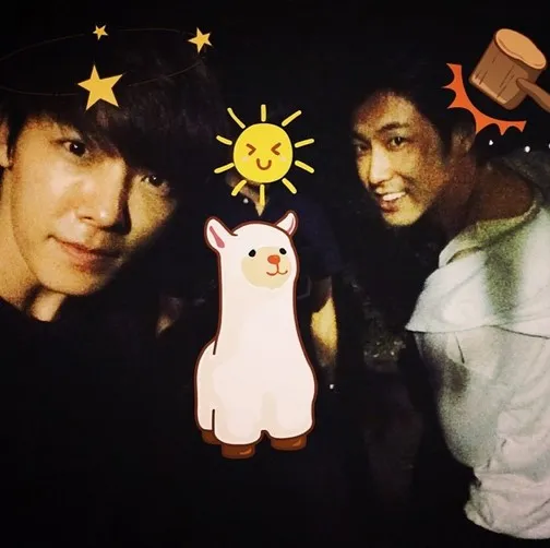 Yunho dan Donghae. ©instagram Donghae via Soompi