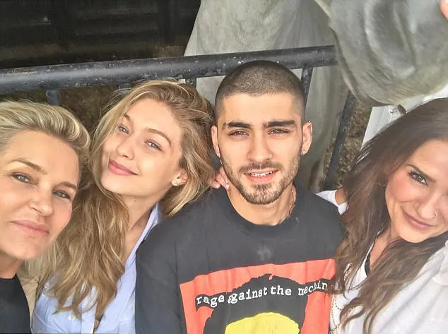 Zayn sudah sangat dekat dengan Yolanda, begitu juga dengan Gigi © instagram.com/yolandahadid