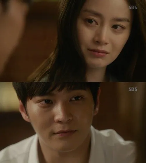 Joo Won saat menemui Kim Tae Hee di gereja. ©SBS