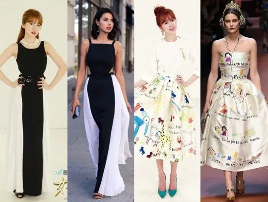 Dua karya Yoon Eun Hye lainnya yang mirip banget dengan desain dari BCBG dan D&G. ©news.nate.com