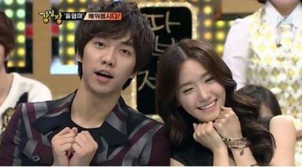 Yoona dan Lee Seung Gi saat syuting Strong Heart. @koreaboo.com