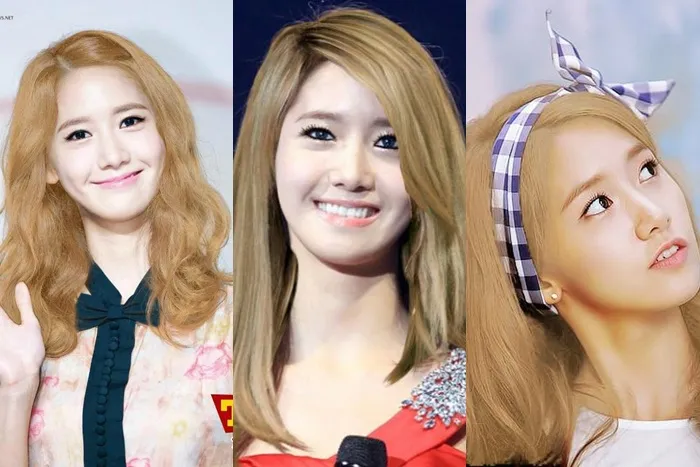 Foto hasil editan para fans saat ingin melihat Yoona berambut pirang © koreaboo.com