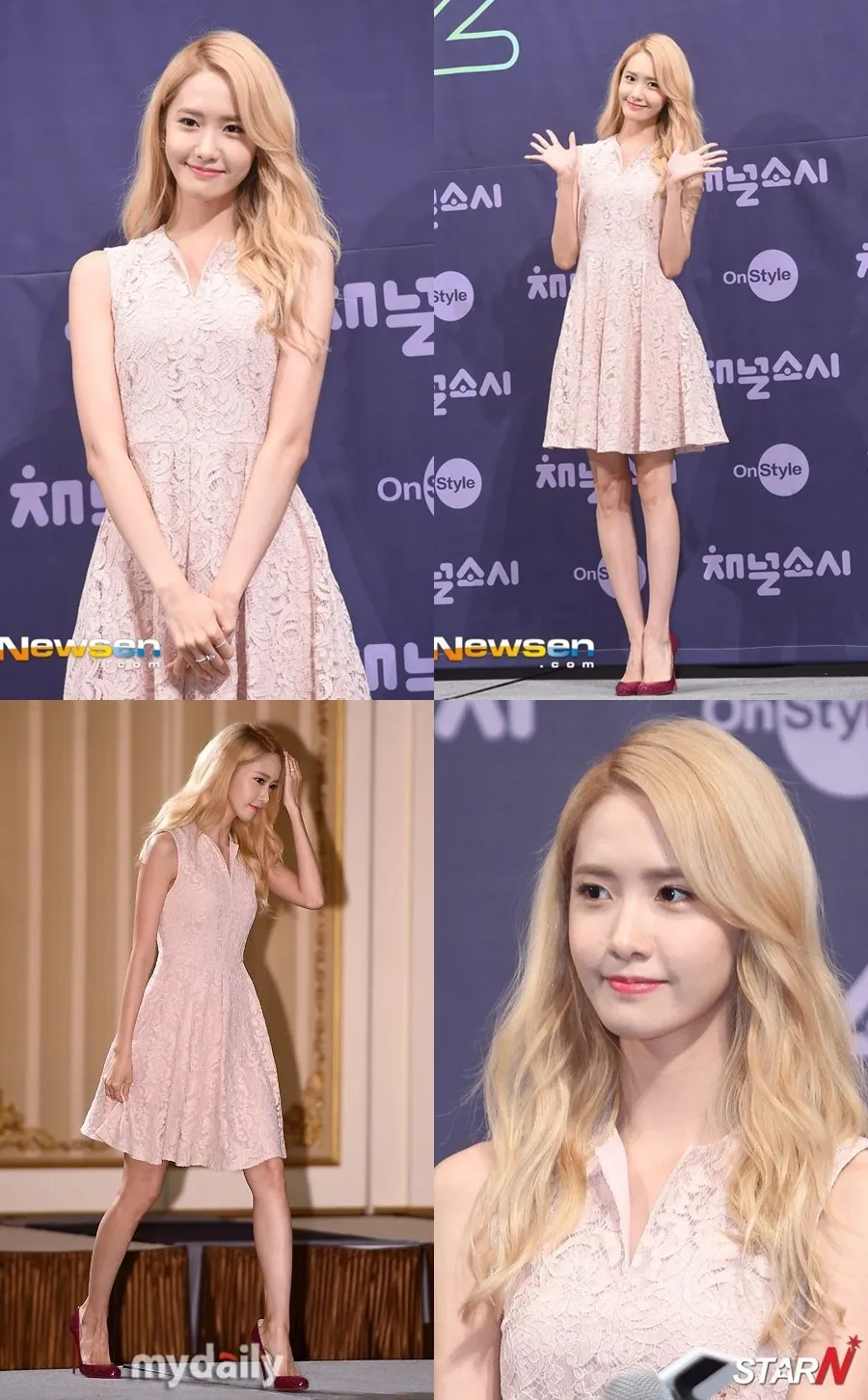 Yoona dengan rambut blonde sudah menghipnotis pada fans. ©credit as tagged